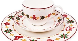 Villeroy & Boch Peacful Christmas Kaffeeset 18tlg. weiss